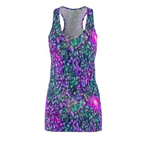 Hyperbloom on a Racerback Dress