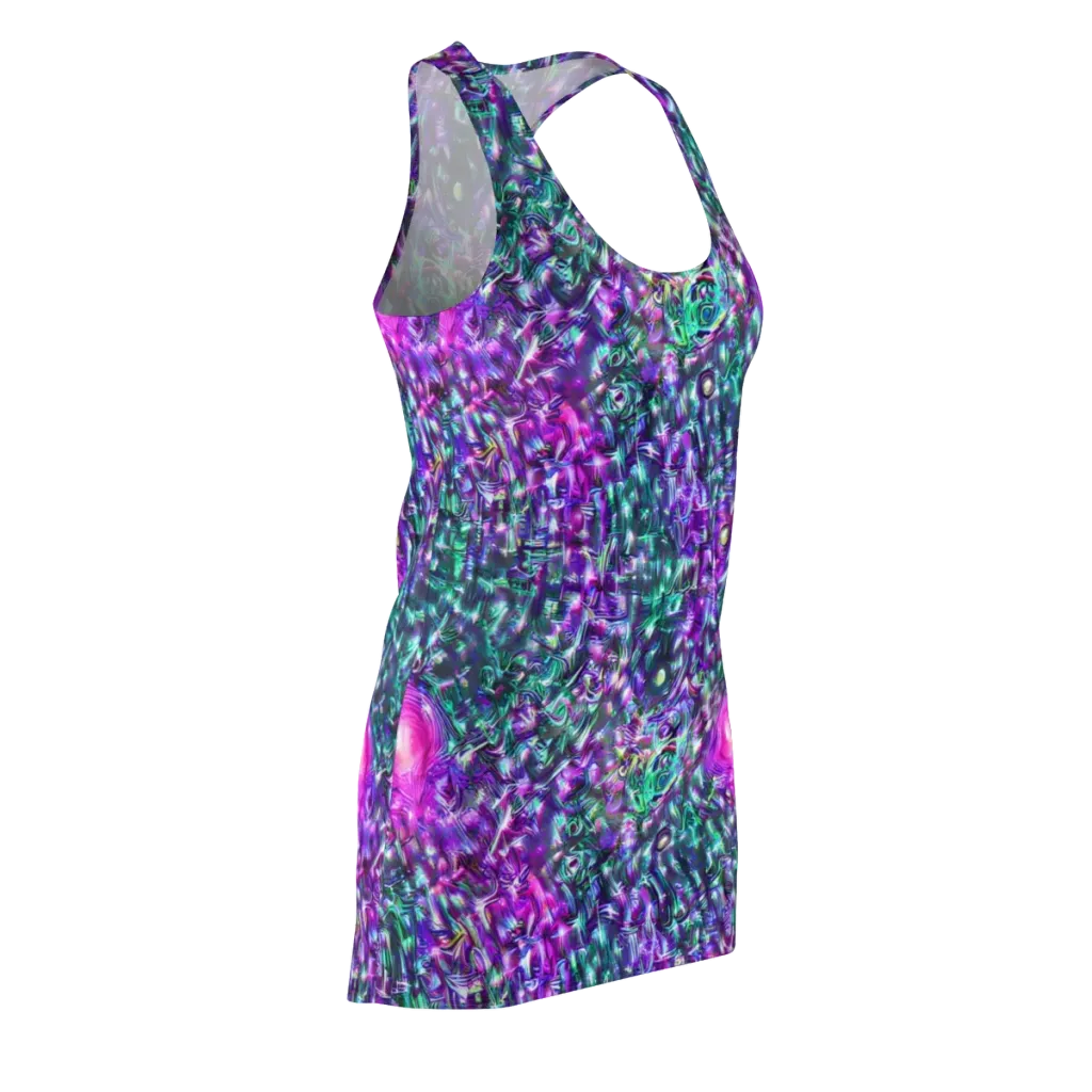 Hyperbloom on Racerback Dress — Front Side