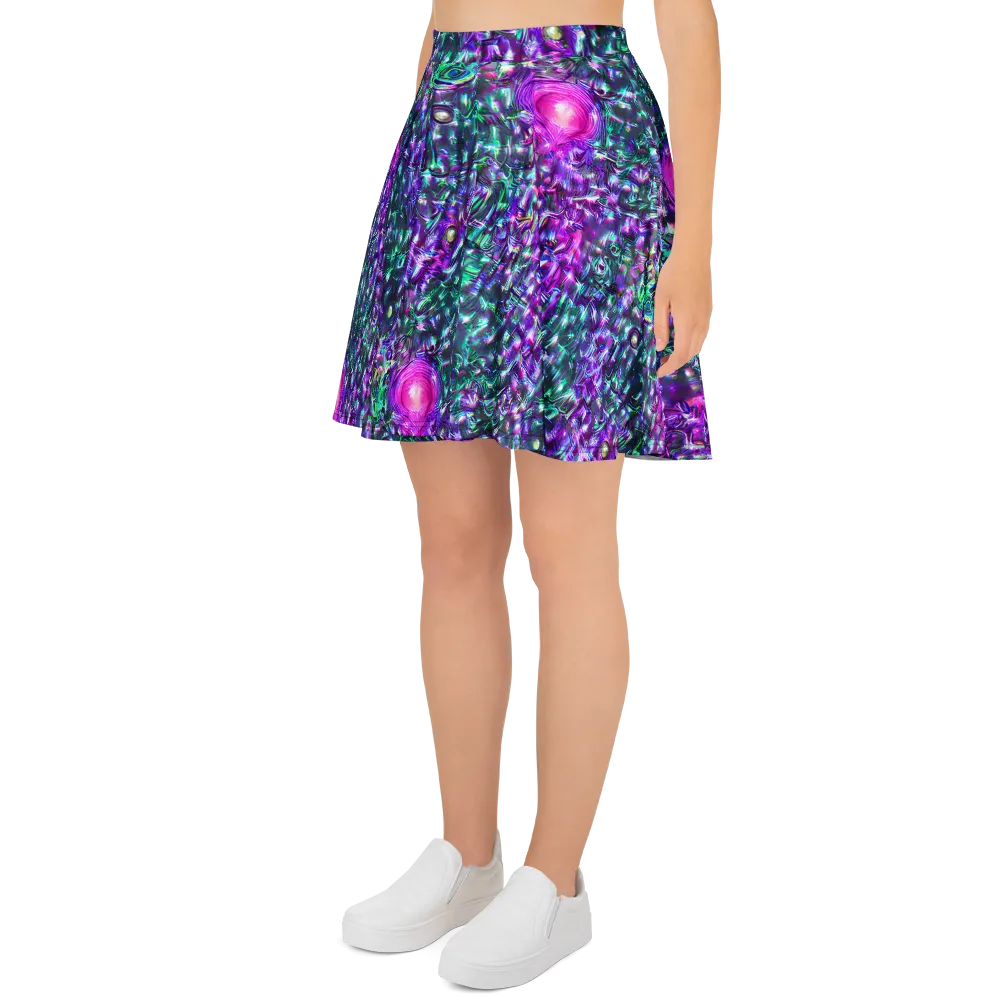 Hyperbloom on Skater Skirt — Left