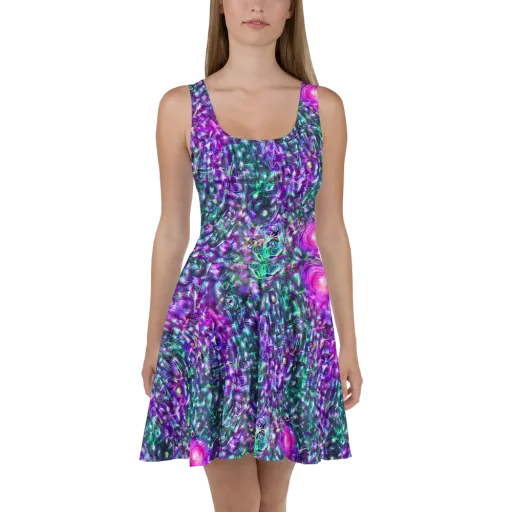Hyperbloom on a Skater Dress