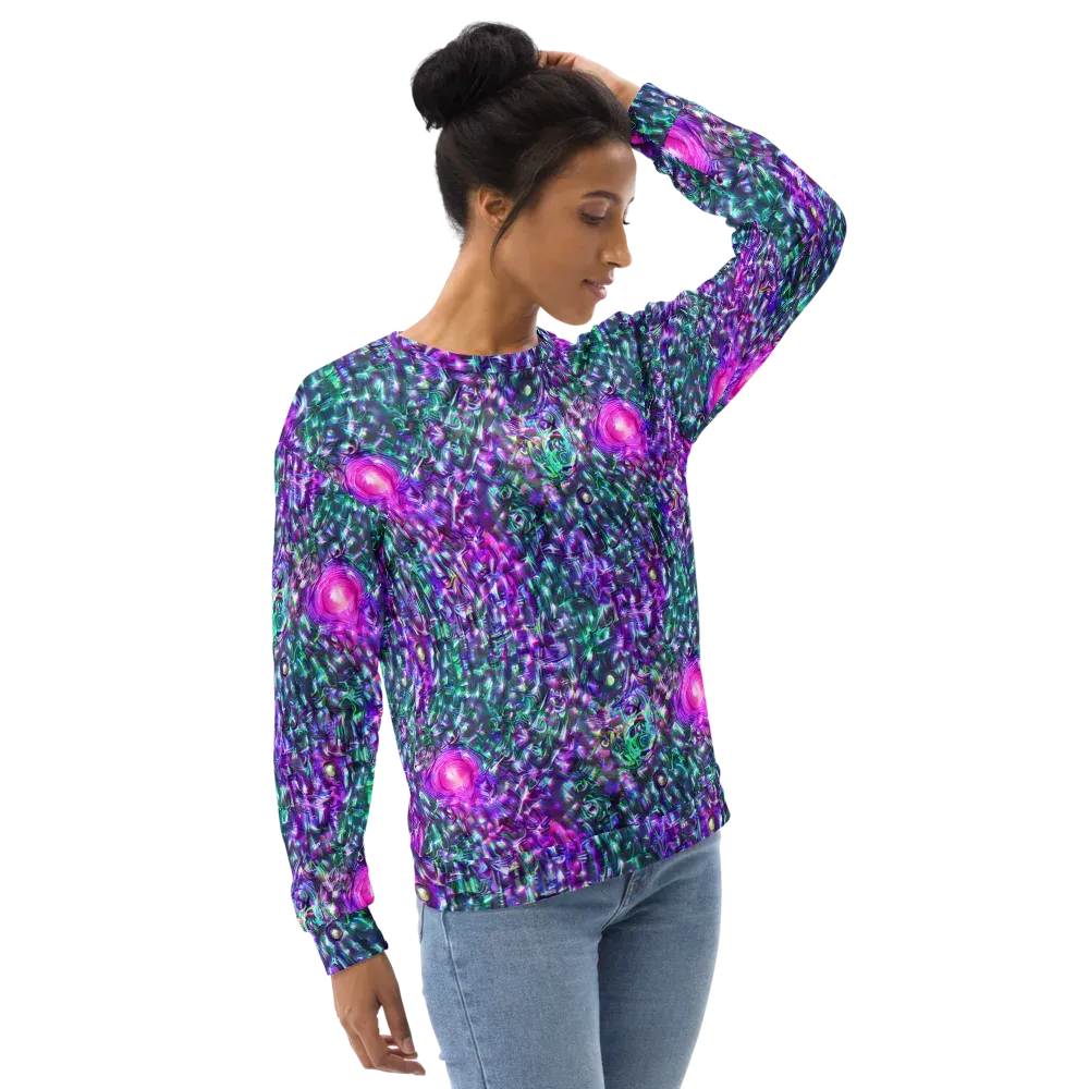 Hyperbloom on Sweatshirt — Right Front