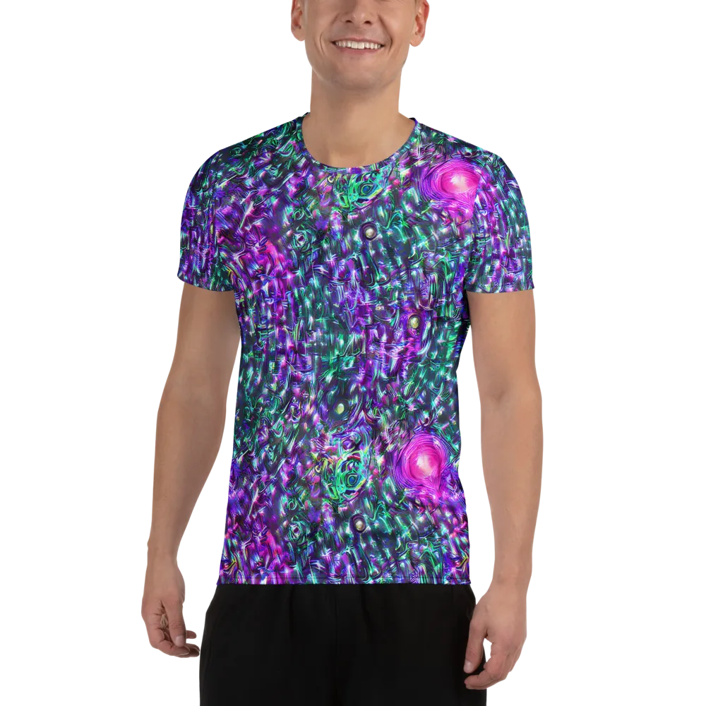Hyperbloom on Men's Athletic T-Shirt — Front