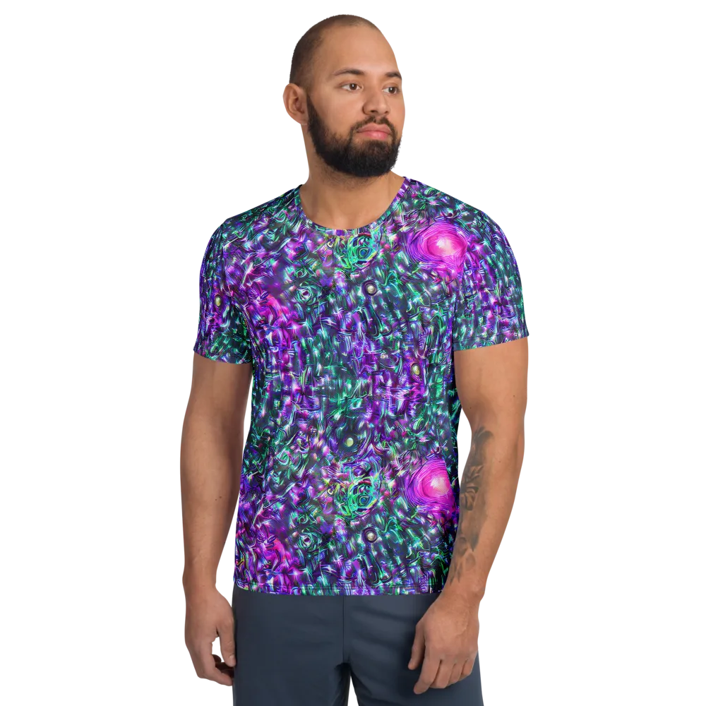Hyperbloom on Men's Athletic T-Shirt — Front