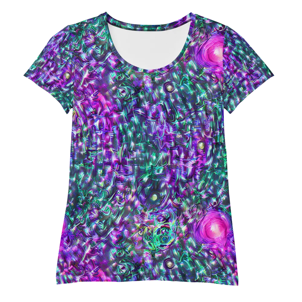Hyperbloom on Women's Athletic T-Shirt — Front