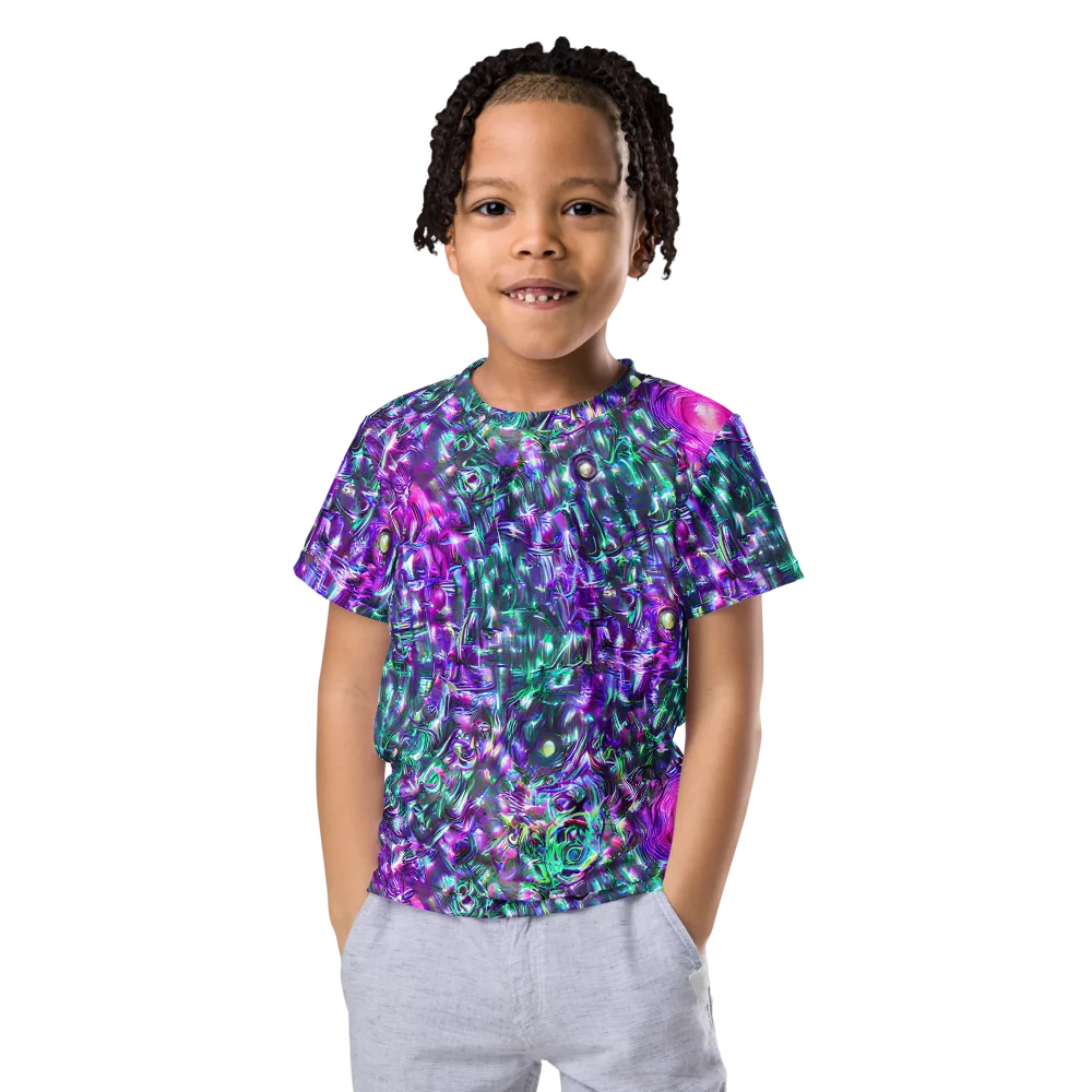 Hyperbloom on Kids Crew Neck T-Shirt — Front