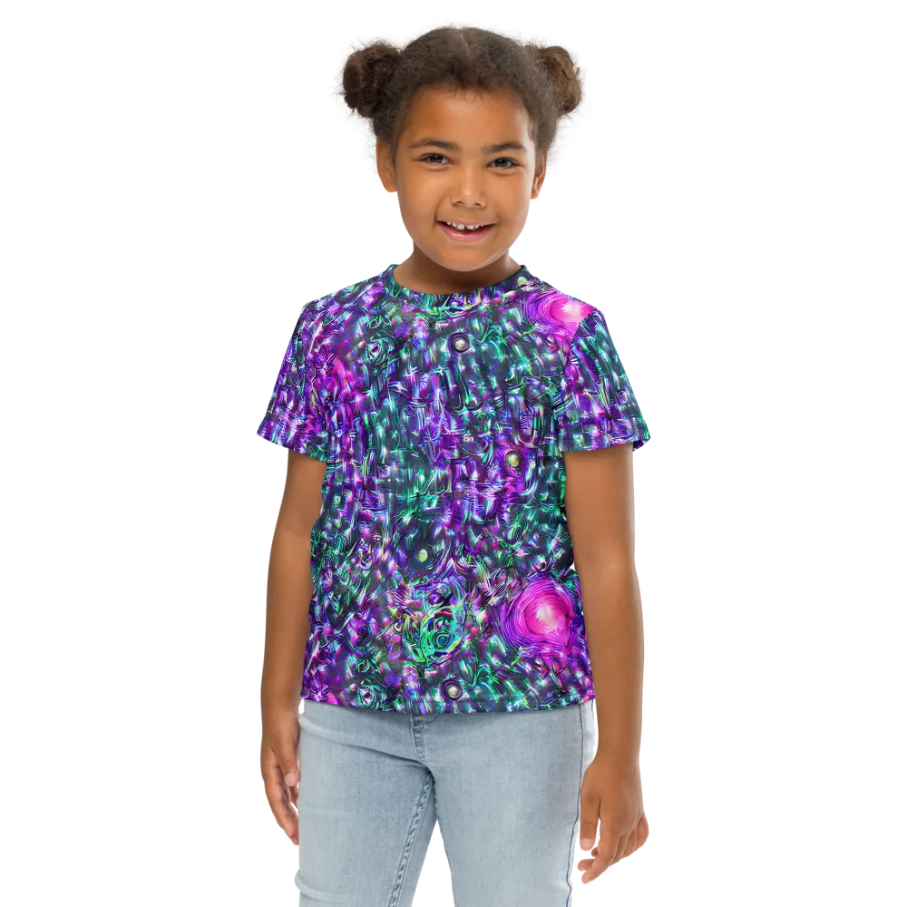 Hyperbloom on Kids Crew Neck T-Shirt — Front