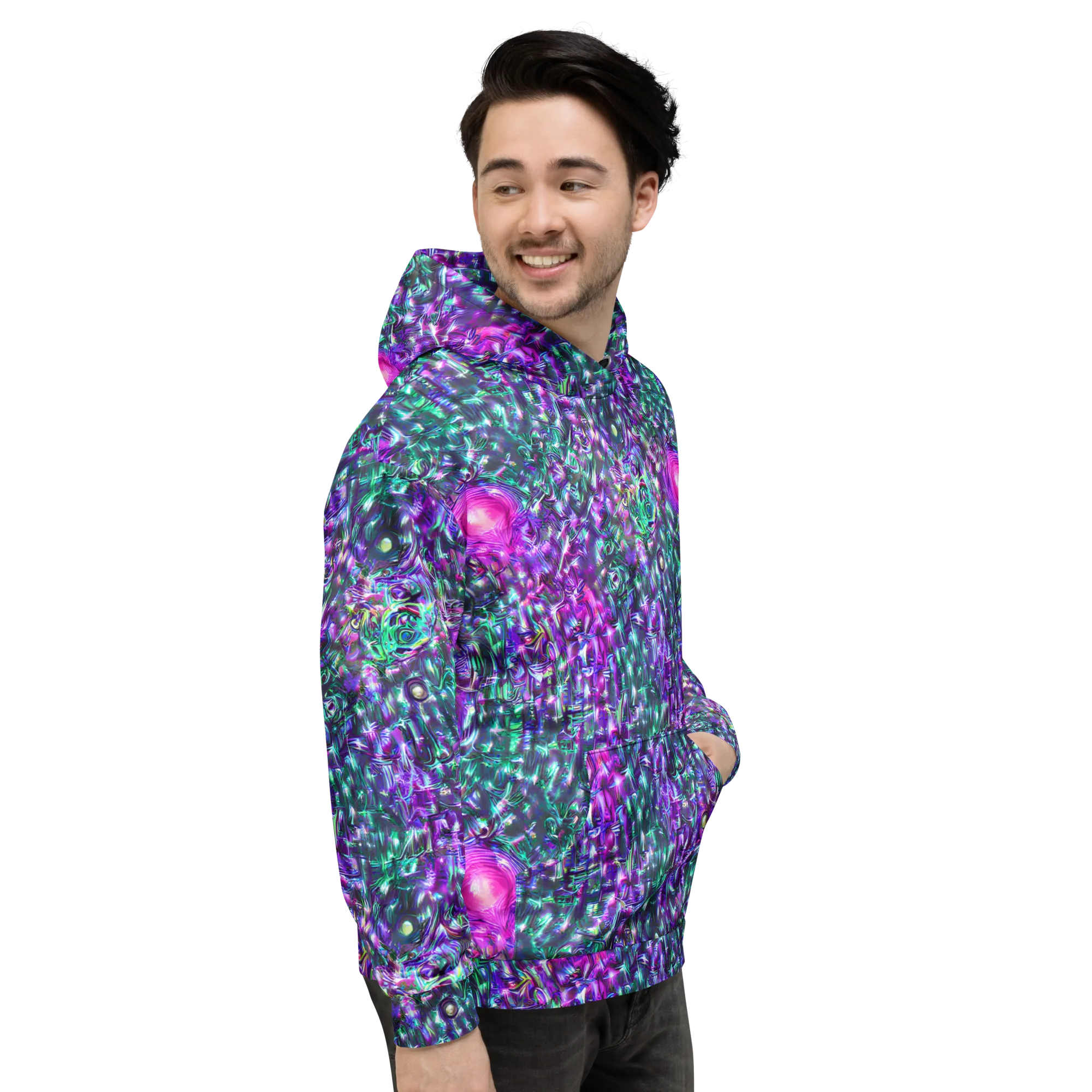 Hyperbloom on Hoodie — Right