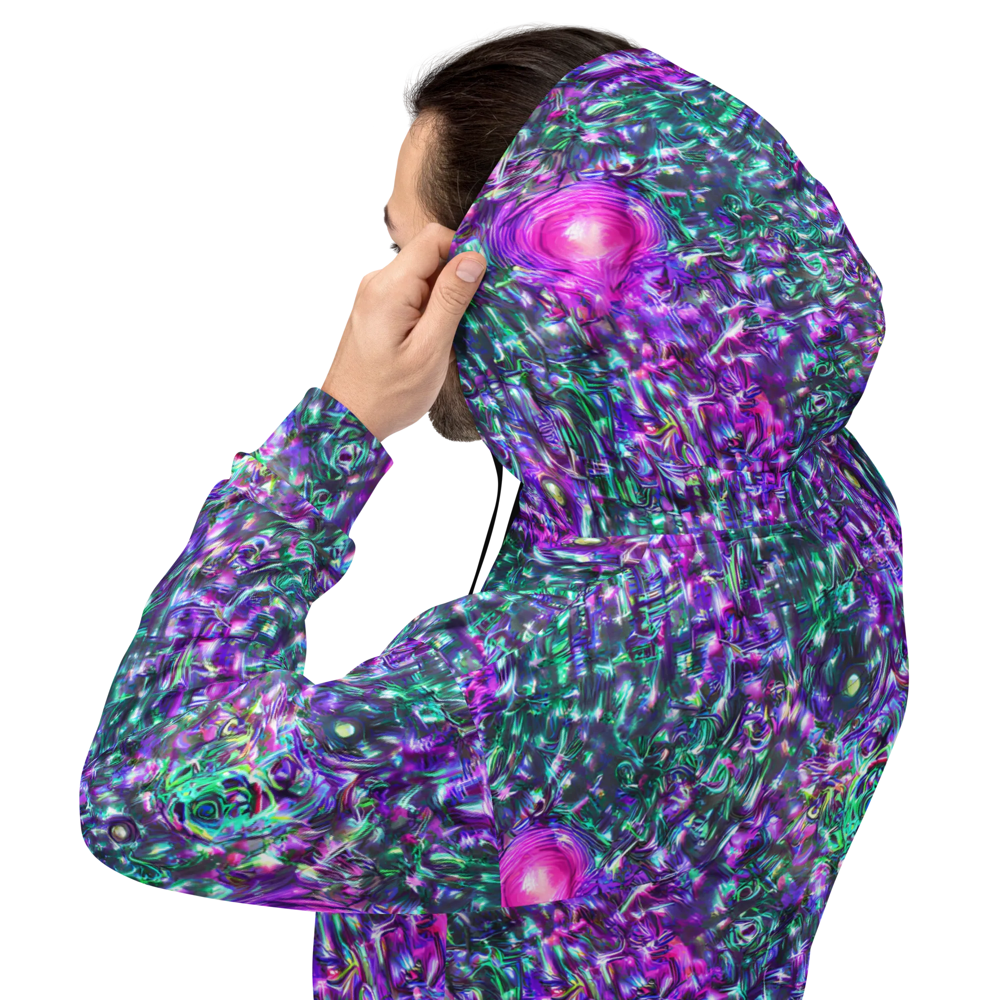 Hyperbloom on Hoodie — Back