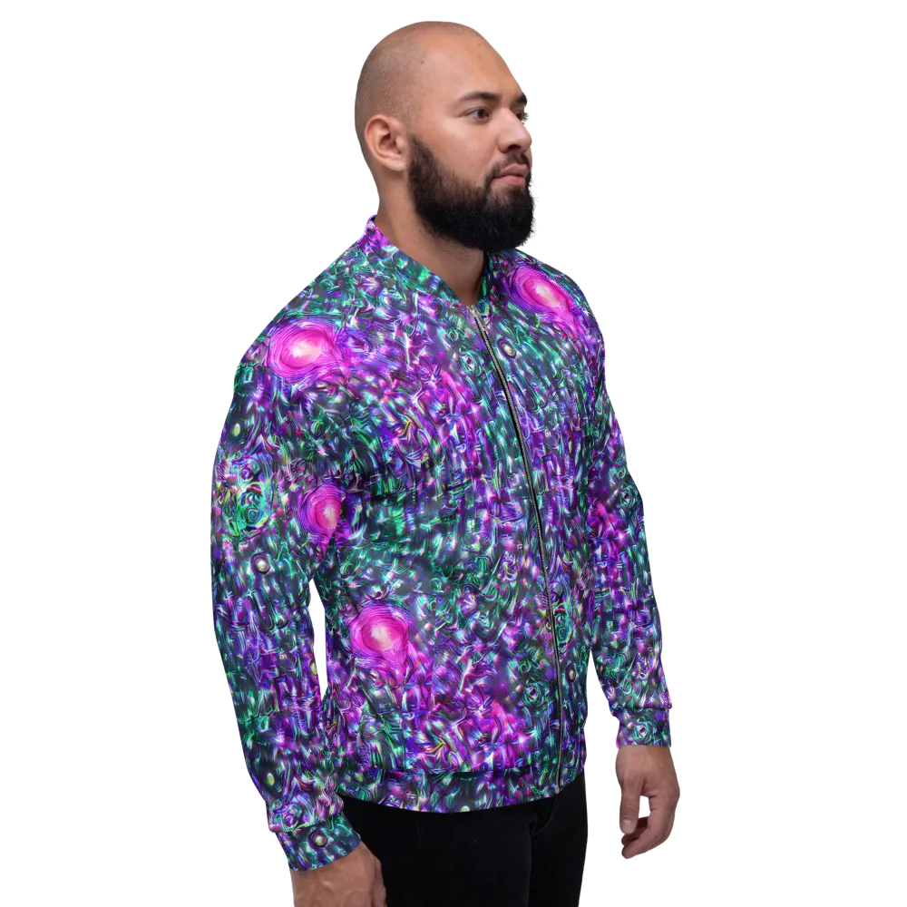 Hyperbloom on Bomber Jacket — Right
