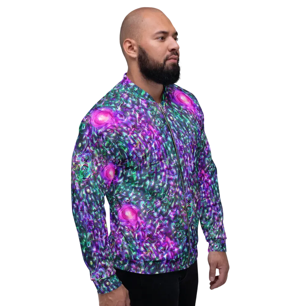Hyperbloom on Bomber Jacket — Right