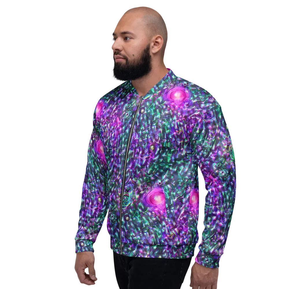 Hyperbloom on Bomber Jacket — Left