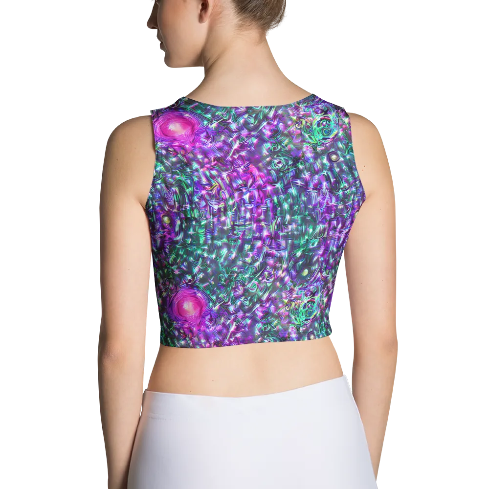 Hyperbloom on Crop Top — Back