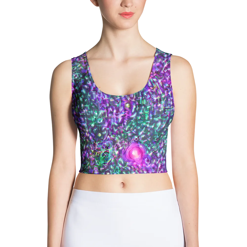 Hyperbloom on Crop Top — Front