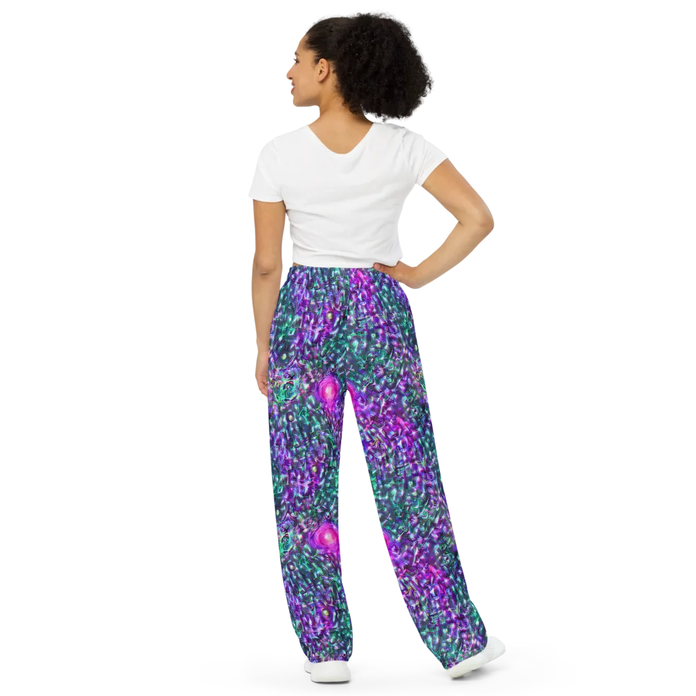 Hyperbloom on Wide-Leg Pants — Back
