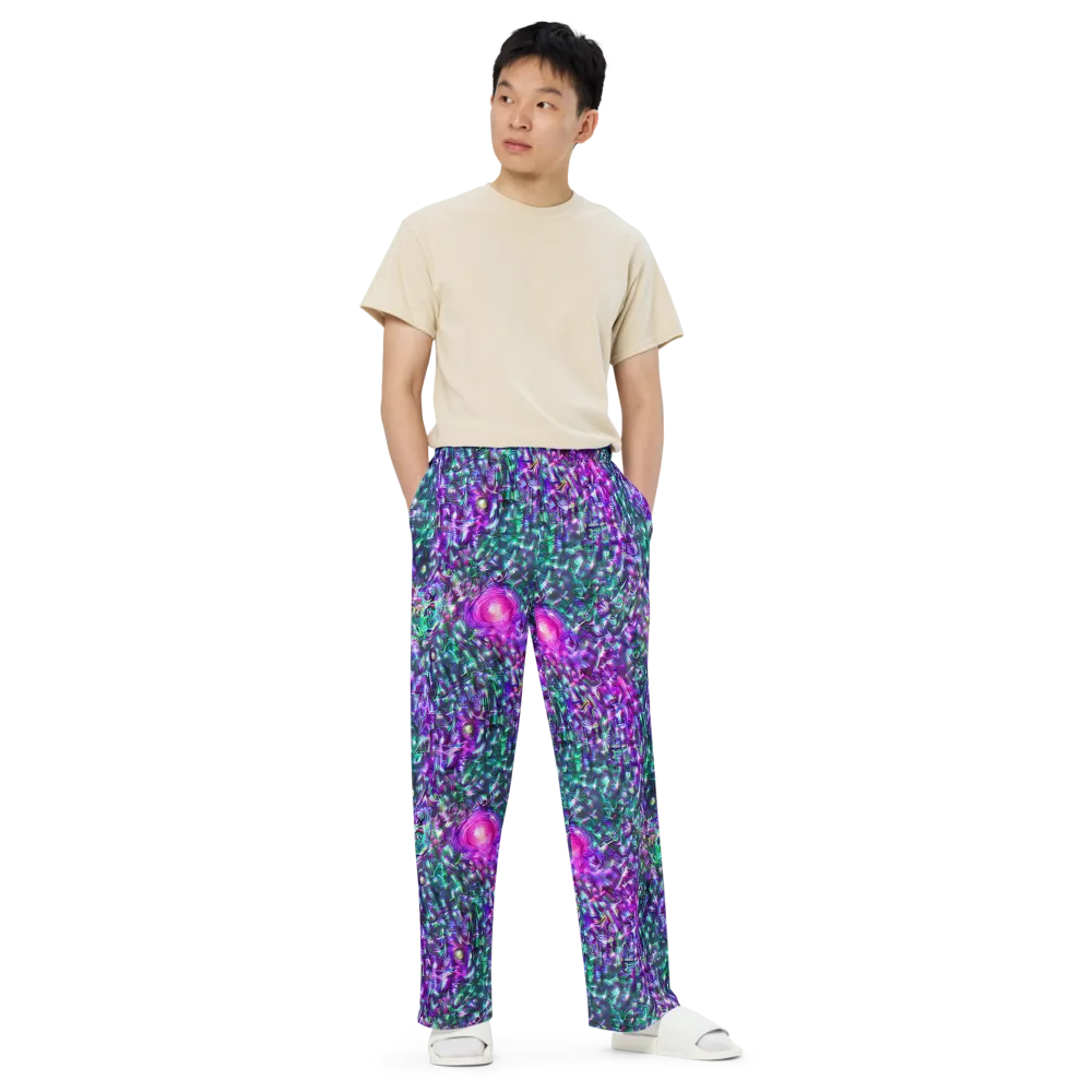 Hyperbloom on Wide-Leg Pants — Front