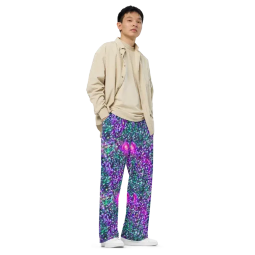 Hyperbloom on a Wide-Leg Pants