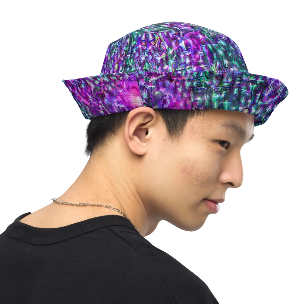 Hyperbloom on Reversible Bucket Hat — Right Outside