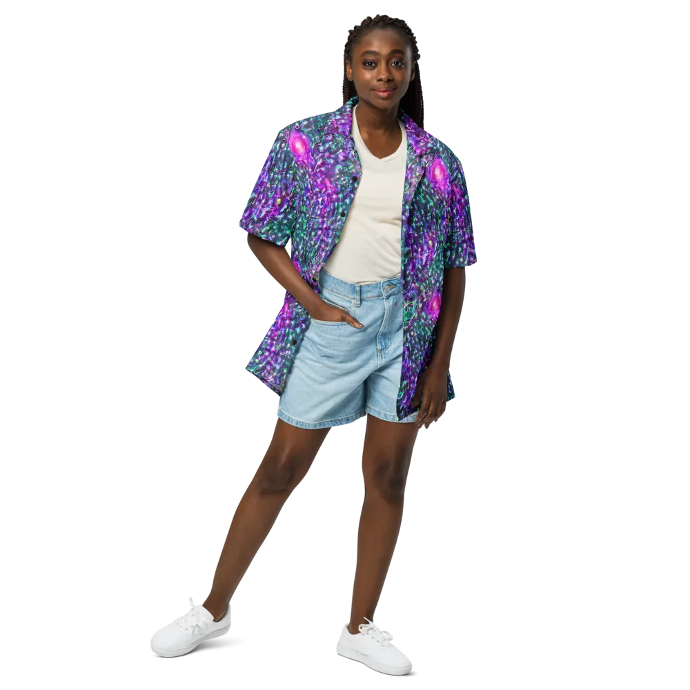 Hyperbloom on Button Shirt — Front