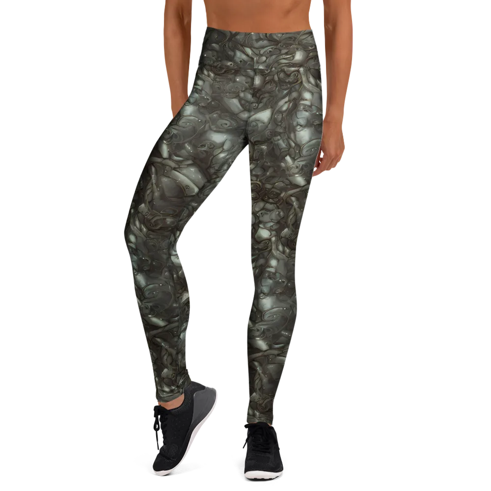 Mercury Reef on Yoga Leggings — Front