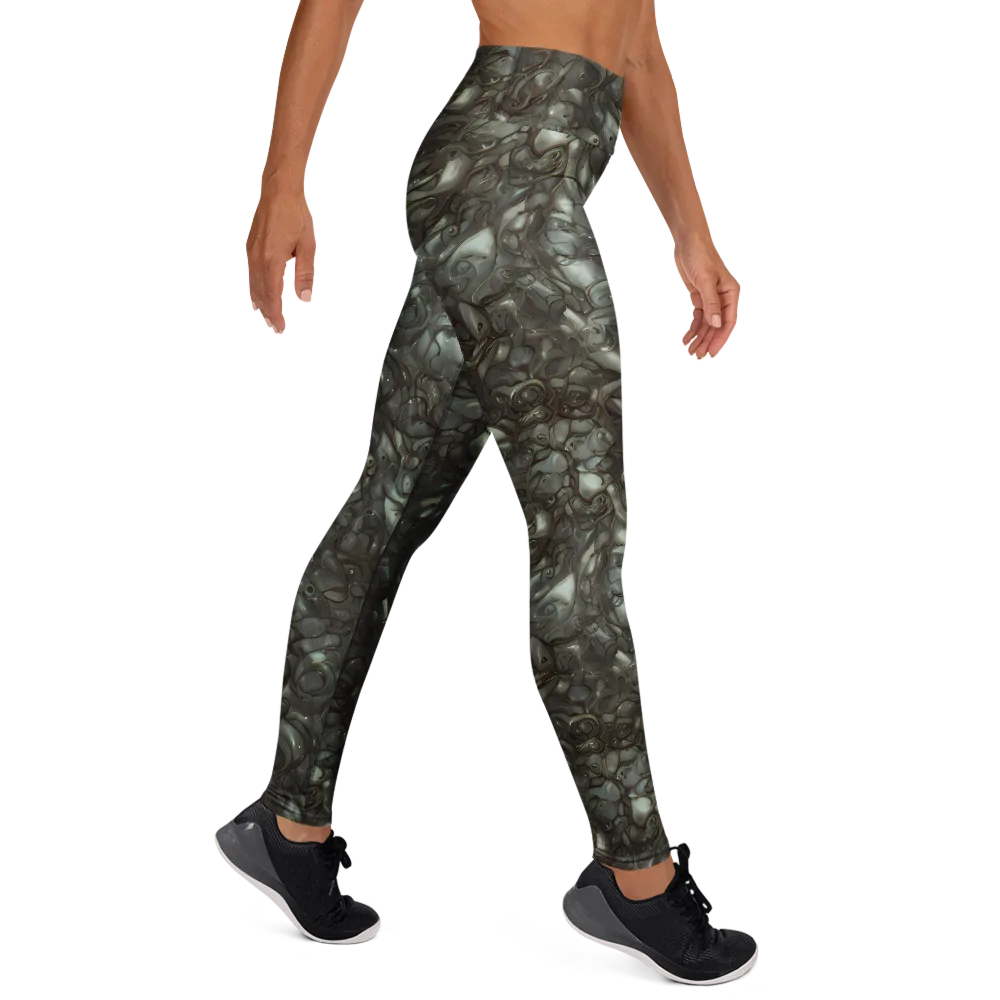 Mercury Reef on Yoga Leggings — Right