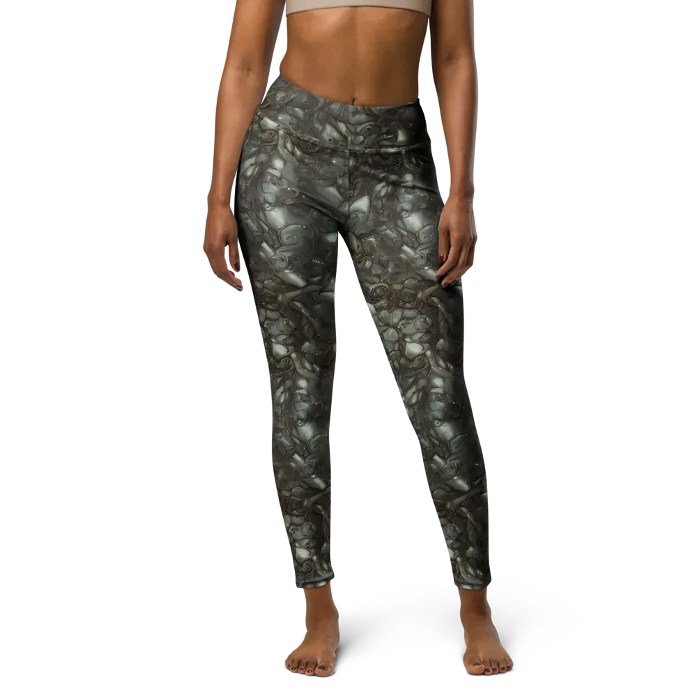 Mercury Reef on Yoga Leggings — Front