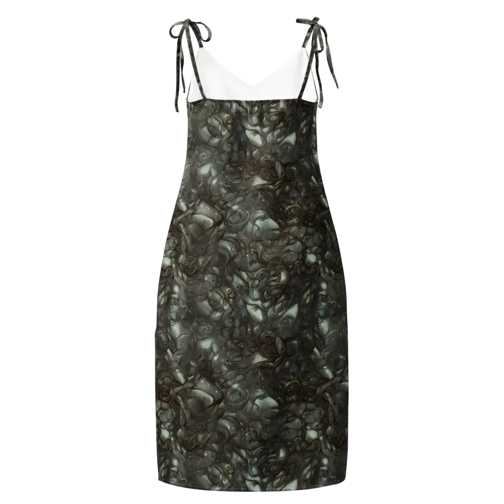 Mercury Reef on Slip Dress — Back