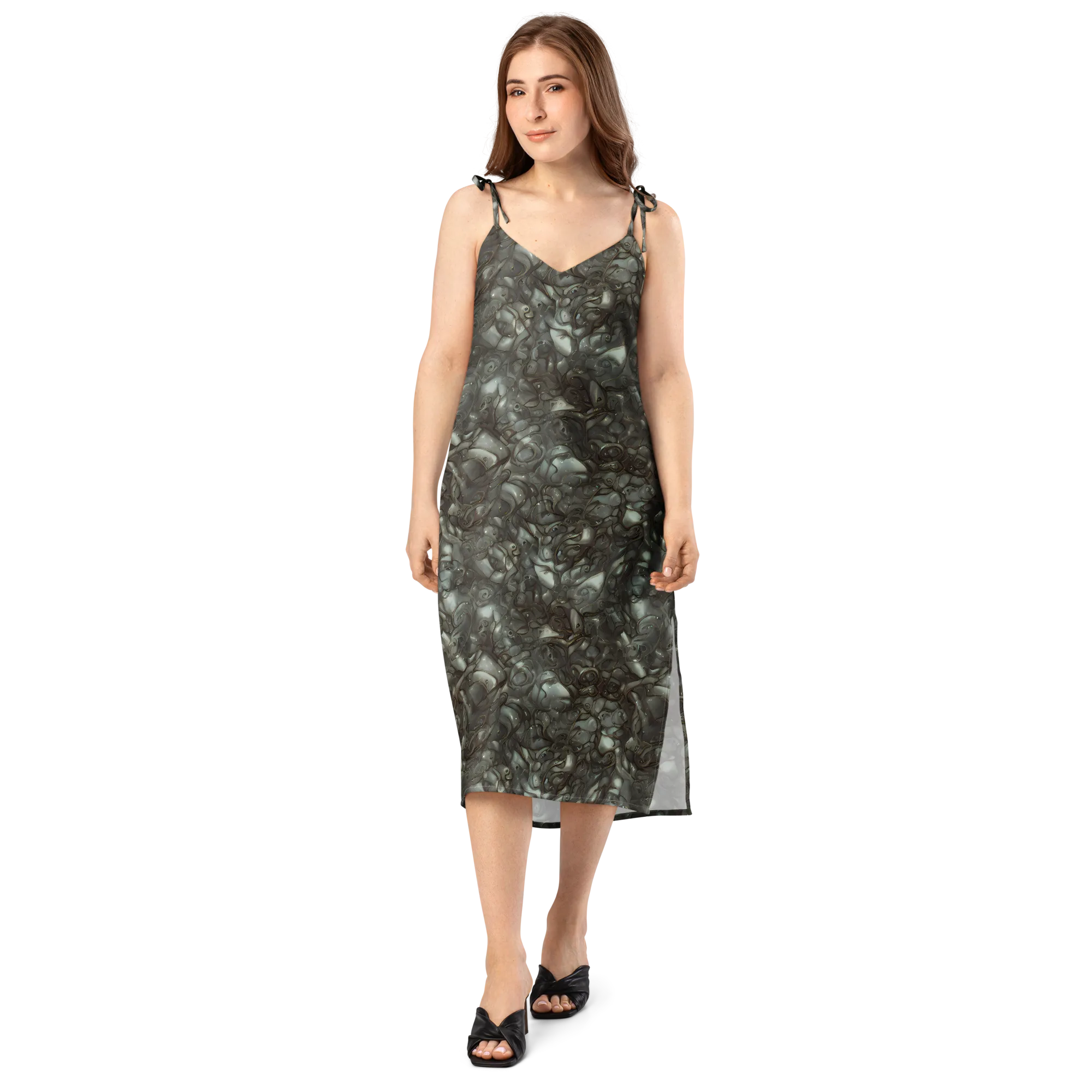 Mercury Reef on Slip Dress — Front