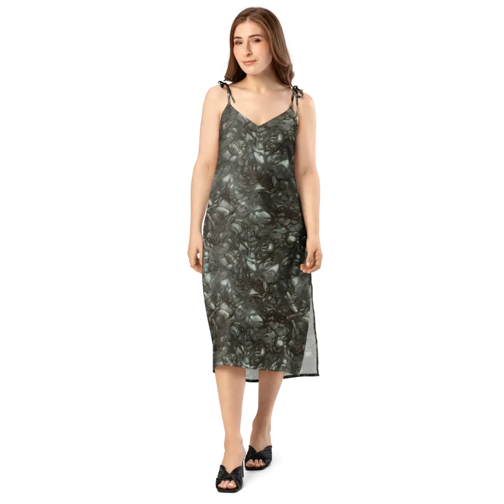Mercury Reef on Slip Dress — Front