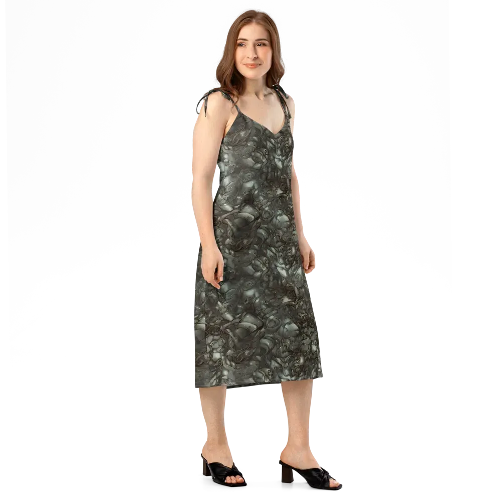 Mercury Reef on Slip Dress — Right Front