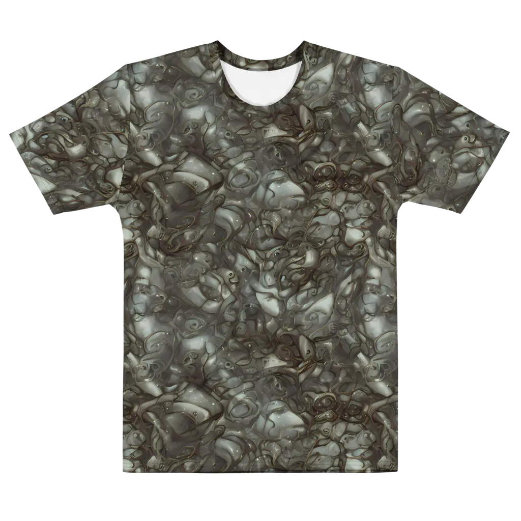 Mercury Reef on Men's Cotton Crew Neck T-Shirt — Front