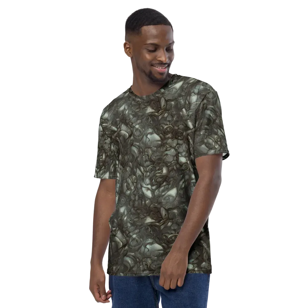 Mercury Reef on Men's Crew Neck T-Shirt — Left