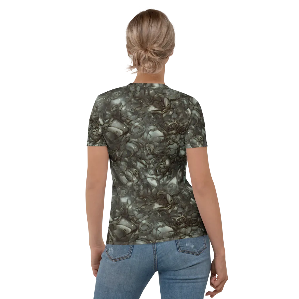 Mercury Reef on Women's Crew Neck T-Shirt — Back