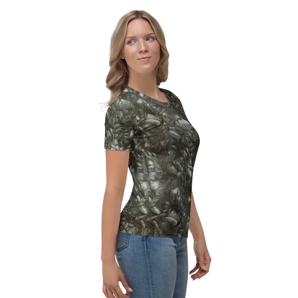 Mercury Reef on Women's Crew Neck T-Shirt — Right