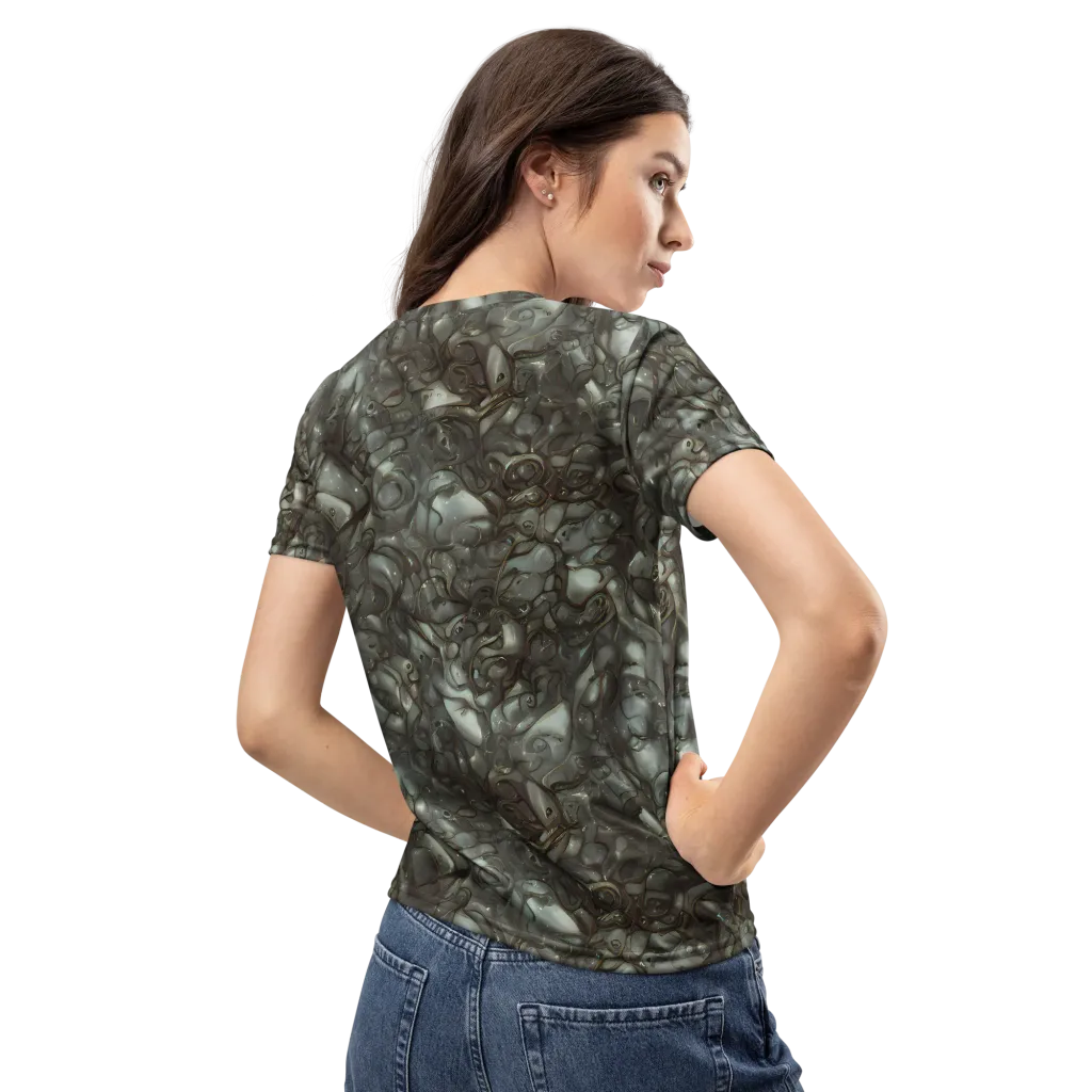 Mercury Reef on Women's Crew Neck T-Shirt — Back