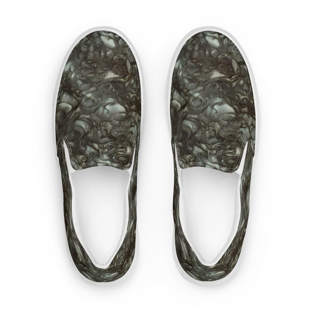 Mercury Reef on Men's Slip-On Canvas Shoes — Front