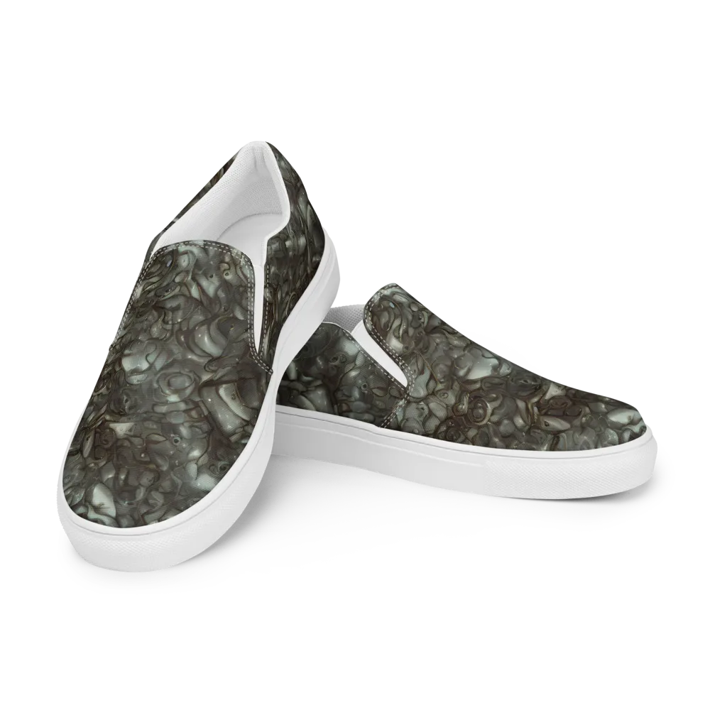 Mercury Reef on Men's Slip-On Canvas Shoes — Left Front