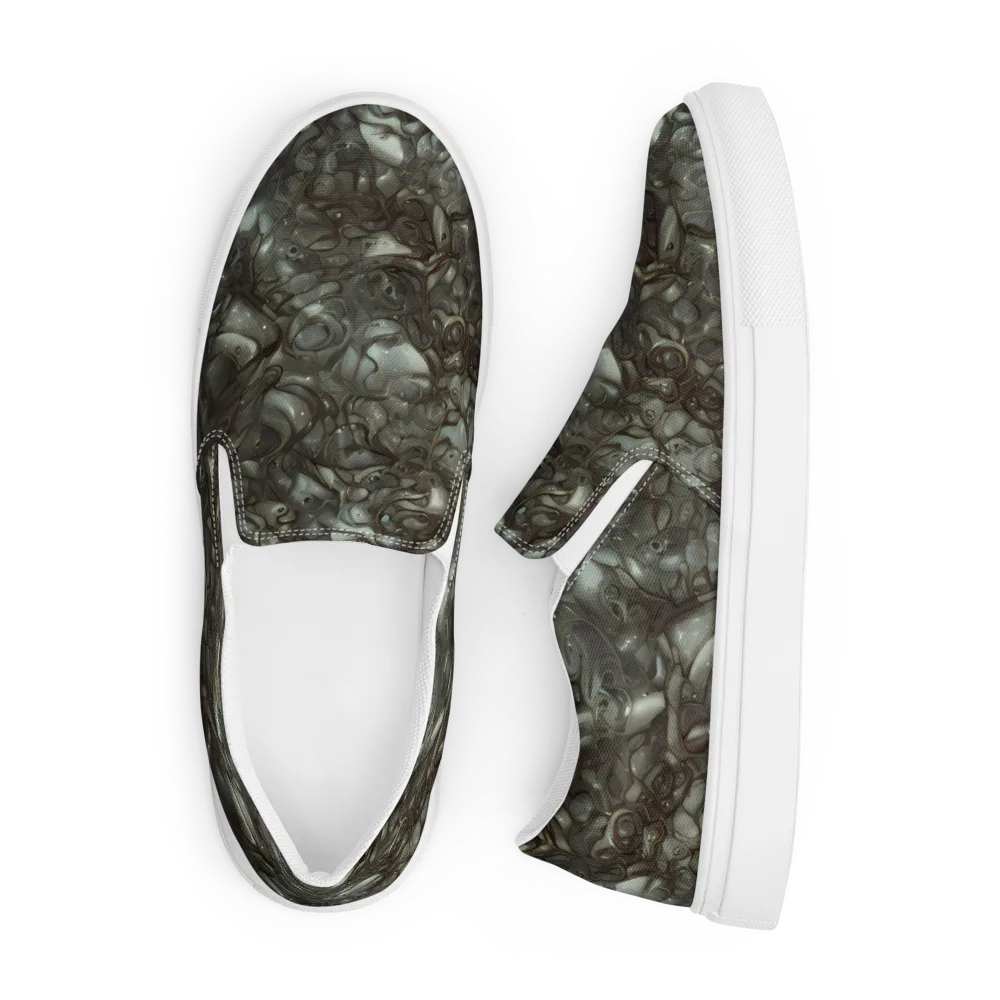 Mercury Reef on Men's Slip-On Canvas Shoes — Front