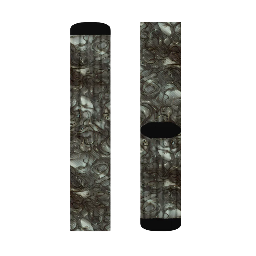 Mercury Reef on Socks — Left Sock