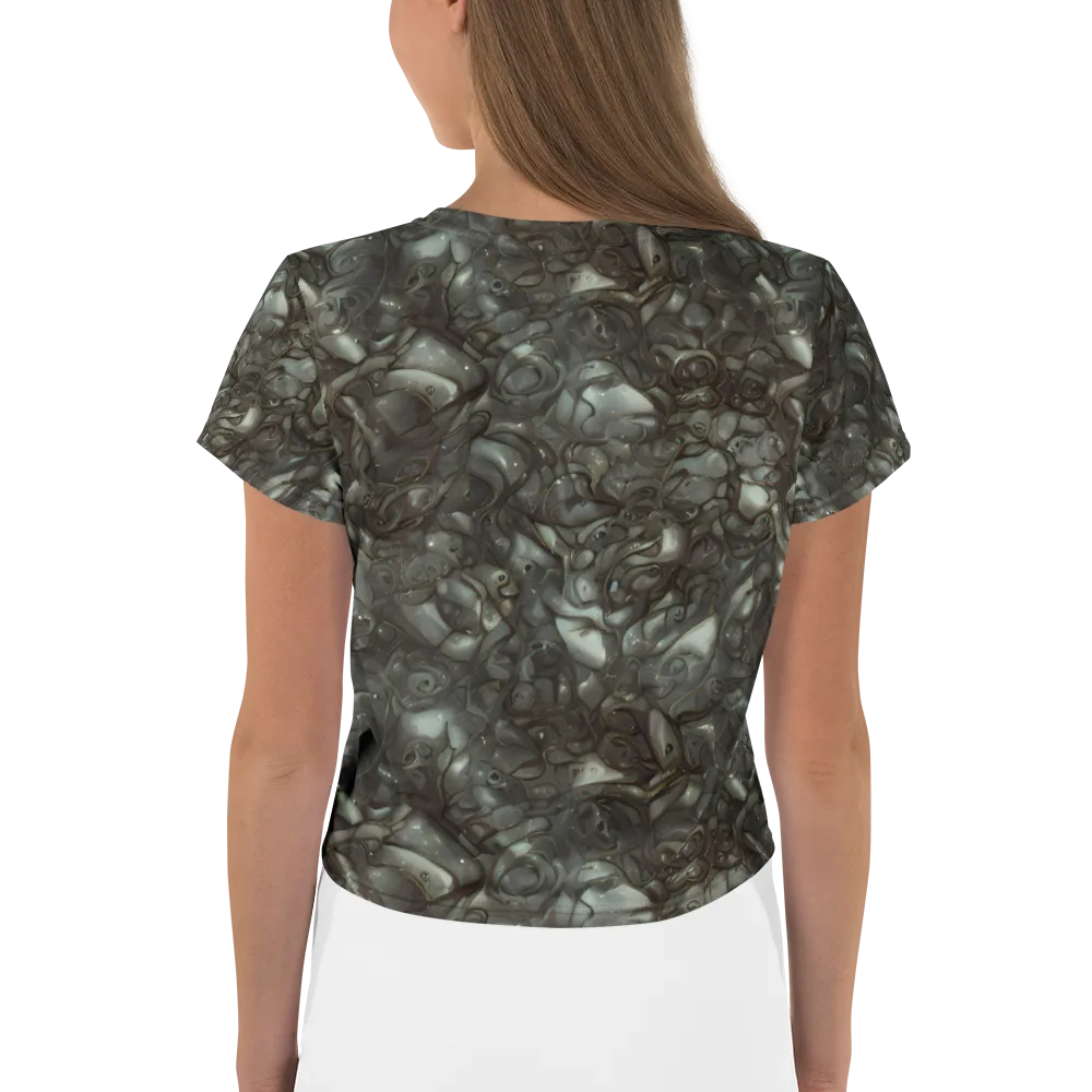 Mercury Reef on Crop Tee — Back