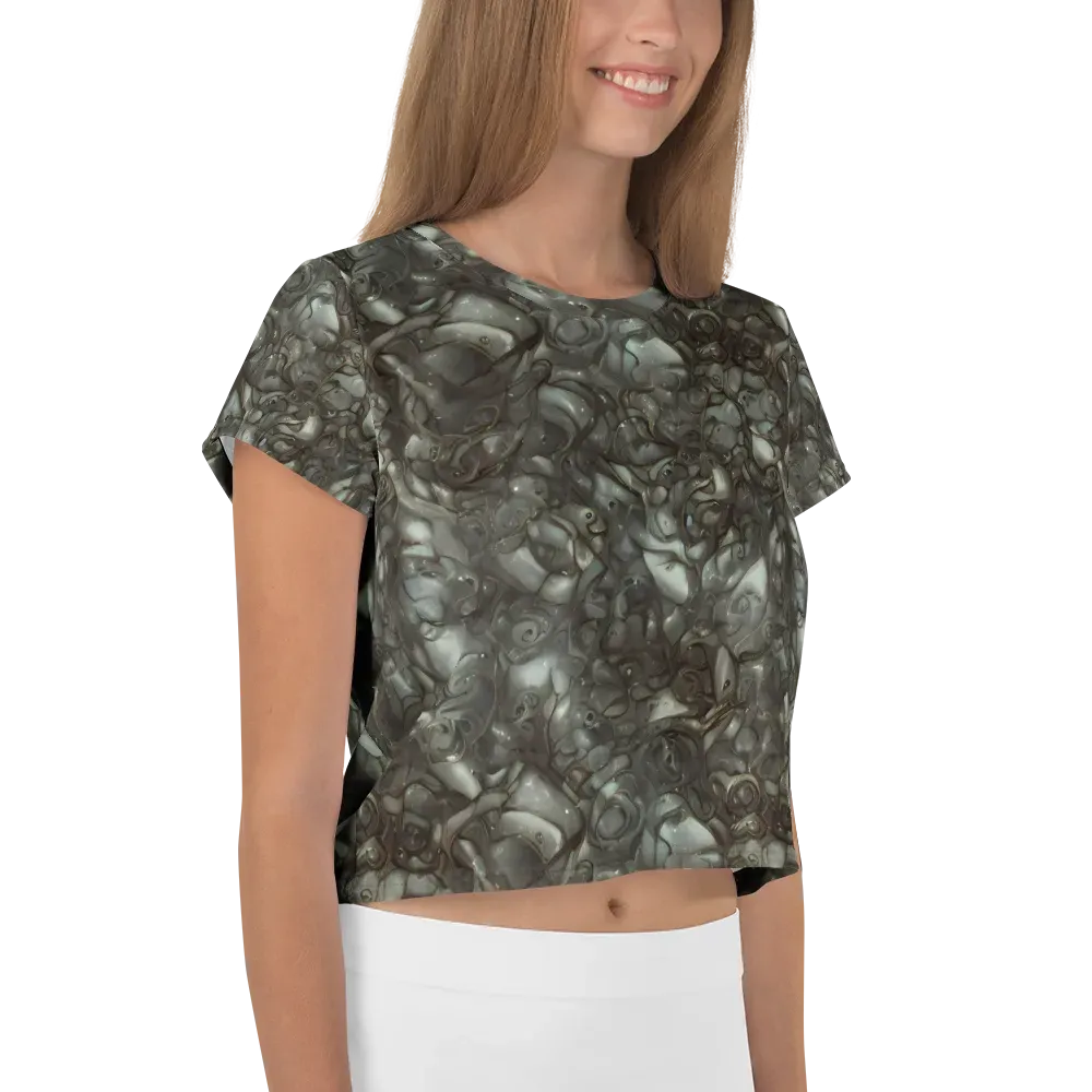 Mercury Reef on Crop Tee — Right