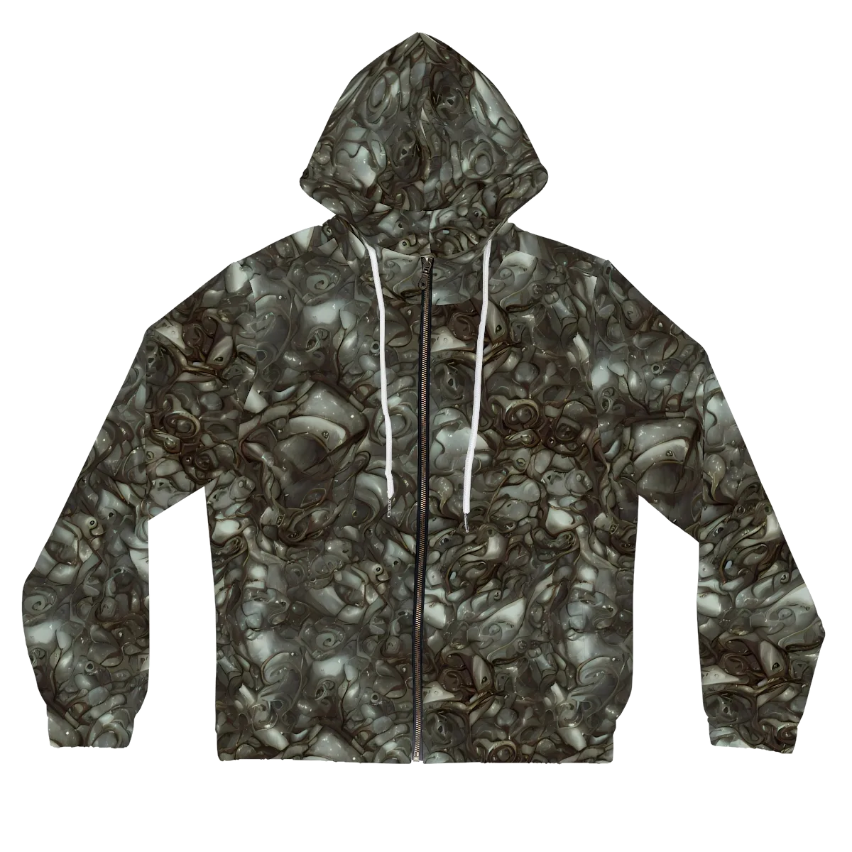 Mercury Reef on Women's Full-Zip Hoodie — Front