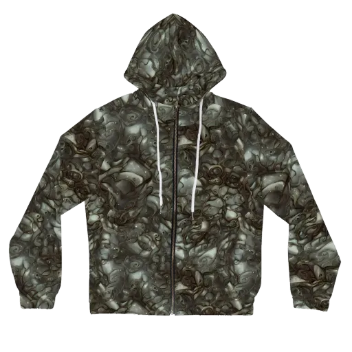 Mercury Reef on a Women's Full-Zip Hoodie