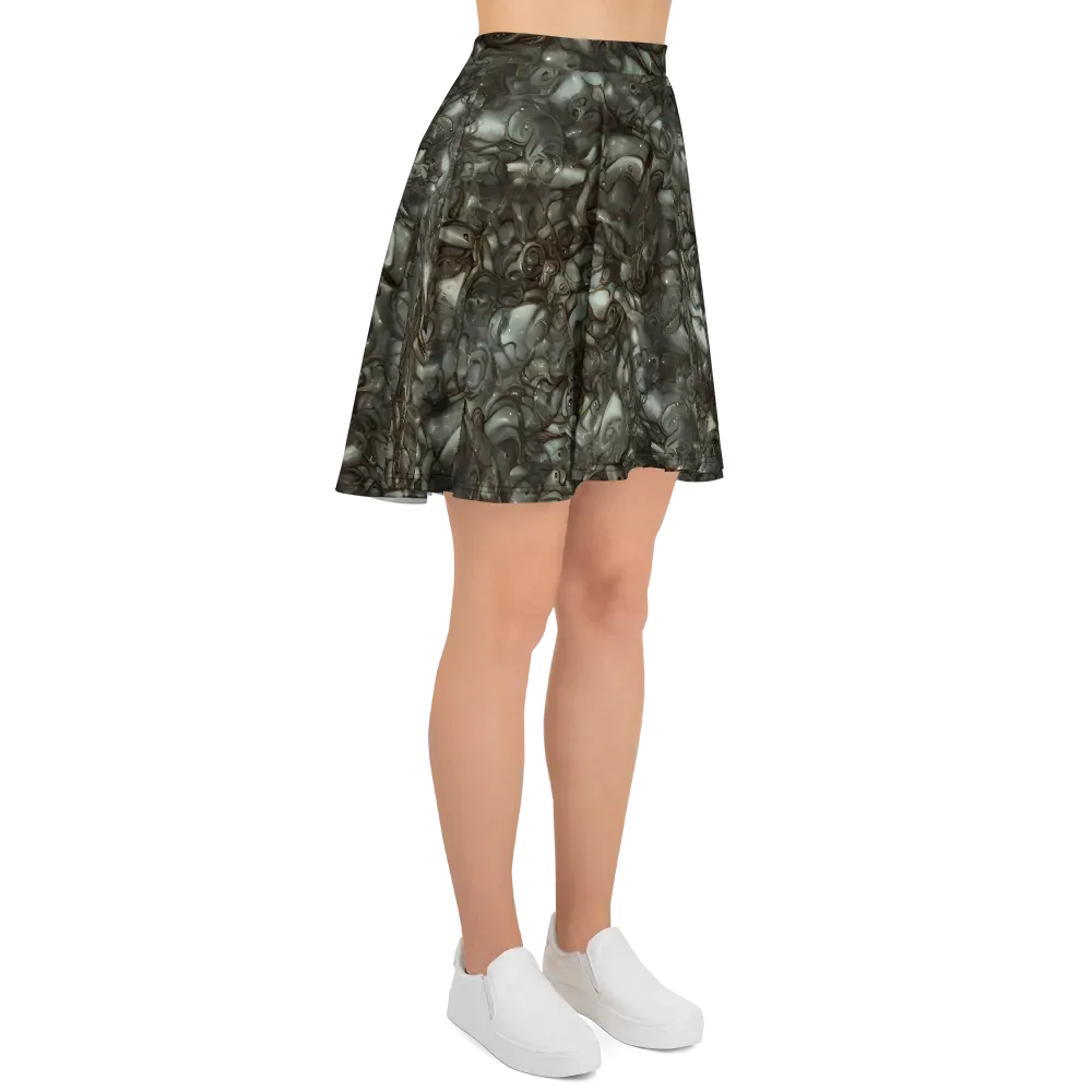 Mercury Reef on Skater Skirt — Right