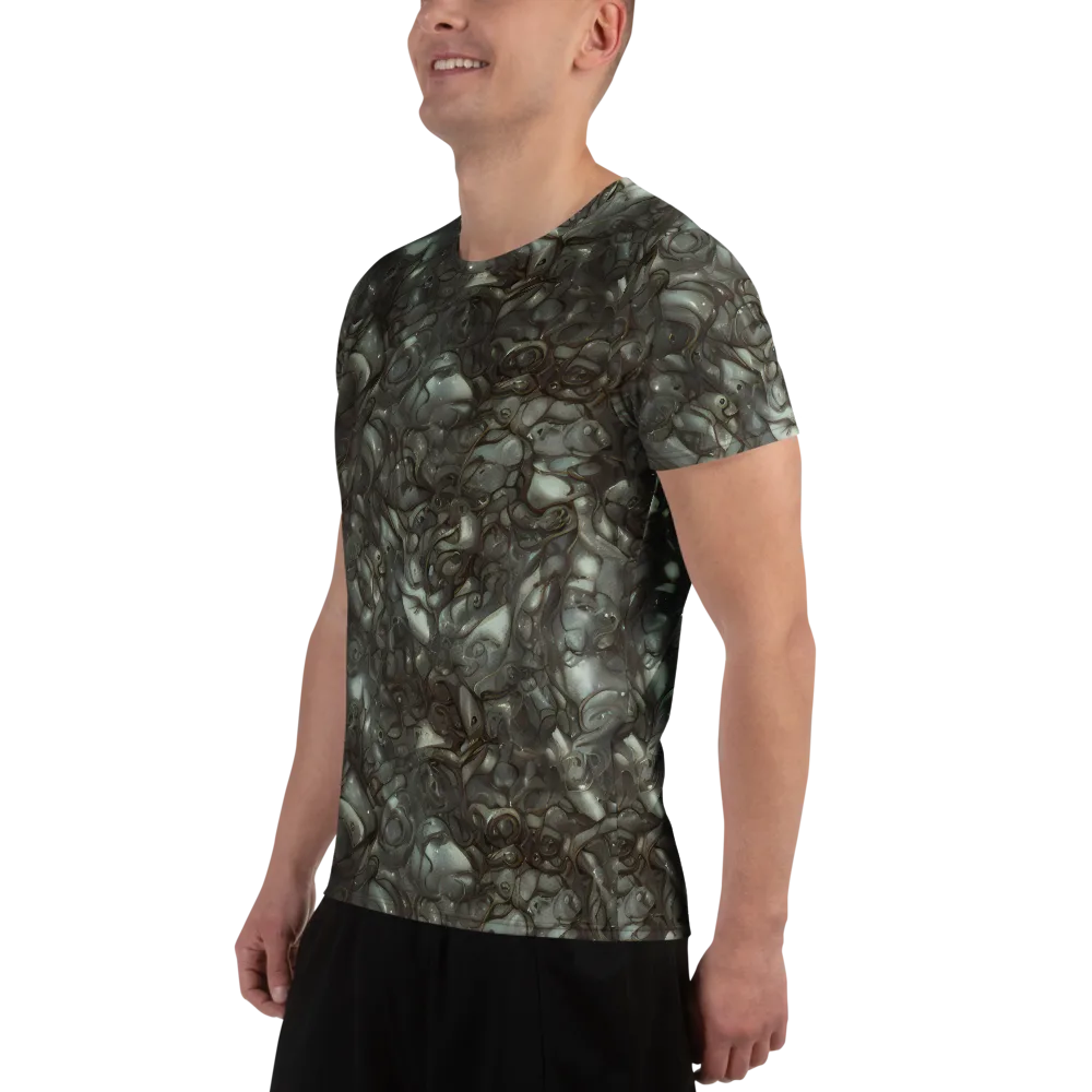 Mercury Reef on Men's Athletic T-Shirt — Left