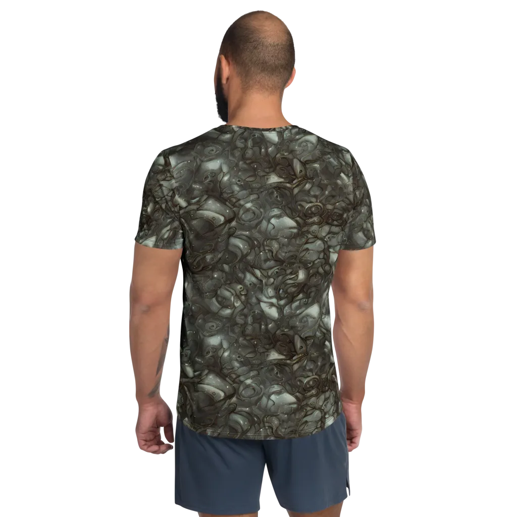 Mercury Reef on Men's Athletic T-Shirt — Back