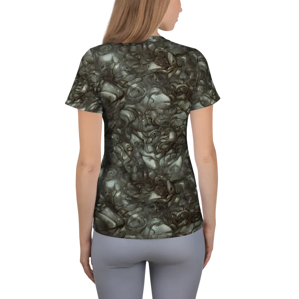 Mercury Reef on Women's Athletic T-Shirt — Back