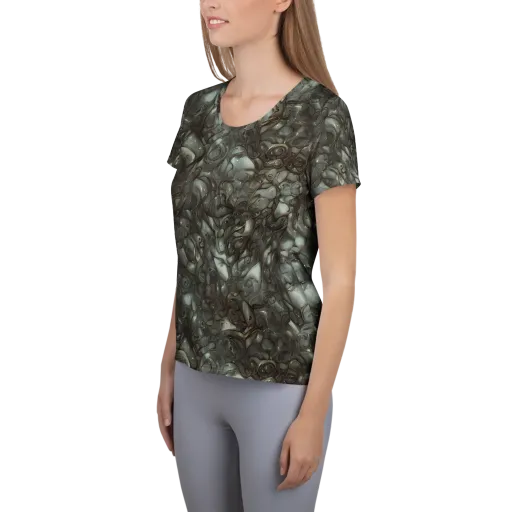 Mercury Reef on a Women's Athletic T-Shirt