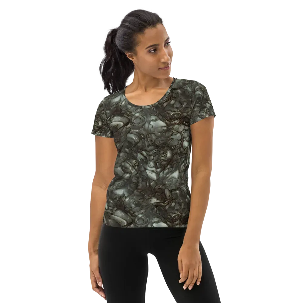 Mercury Reef on Women's Athletic T-Shirt — Front