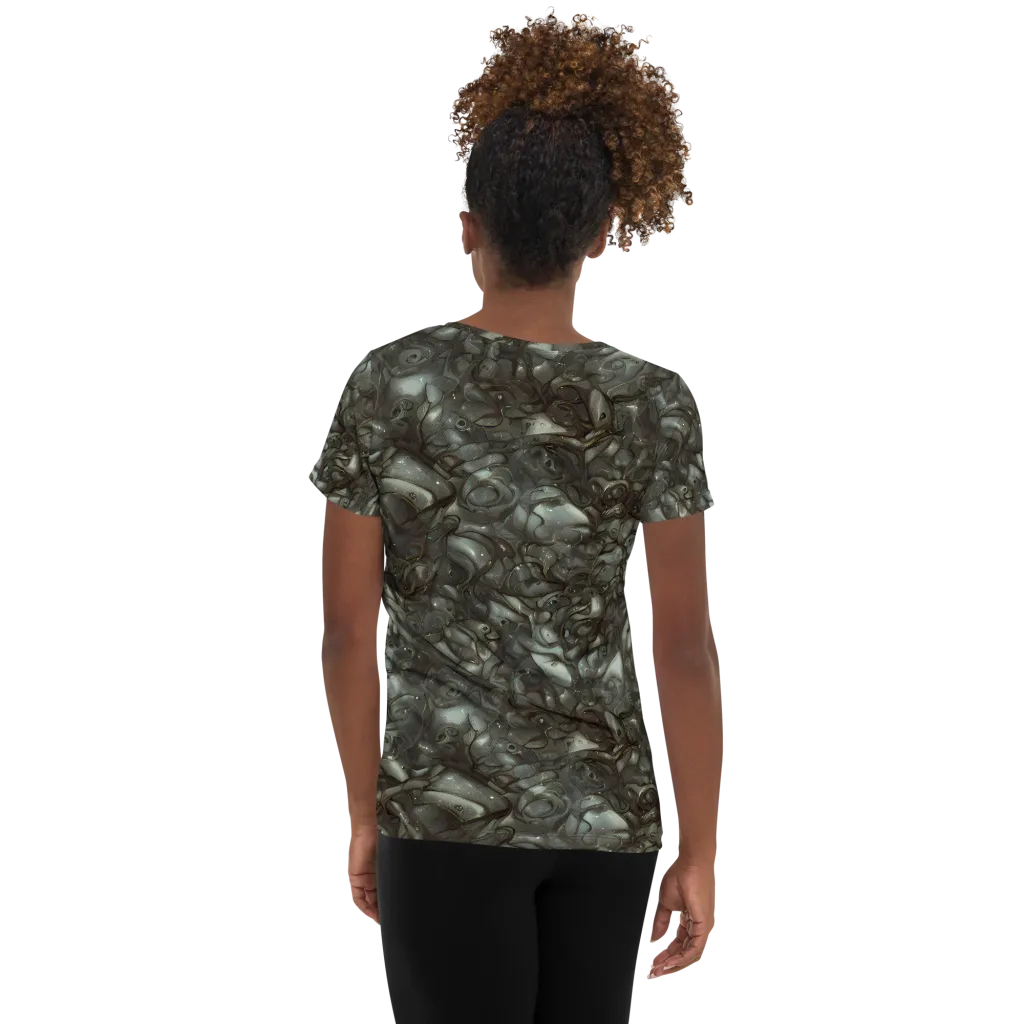 Mercury Reef on Women's Athletic T-Shirt — Back