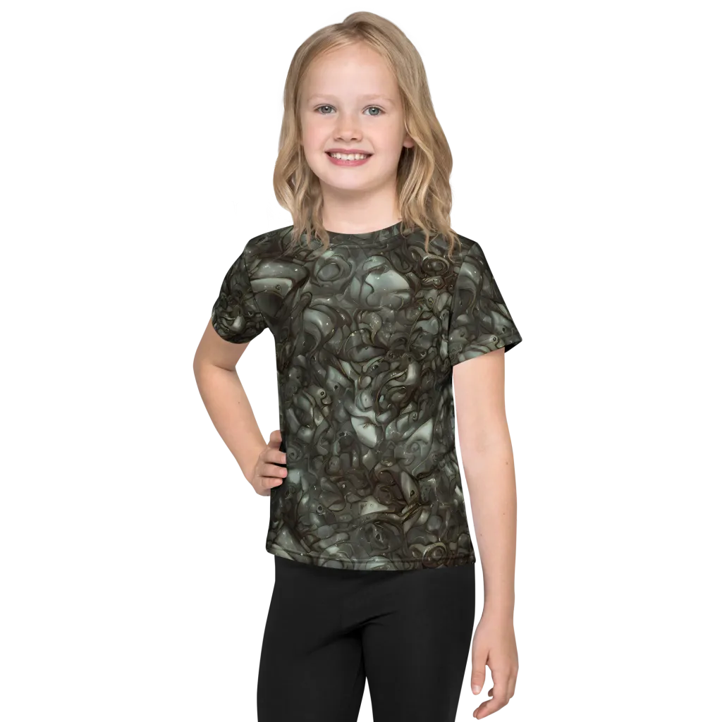 Mercury Reef on Kids Crew Neck T-Shirt — Front